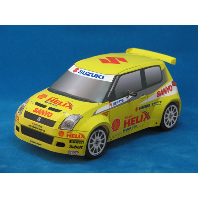 Jual Diy Papercraft Kendaraan Mobil Balap Swift Super1600 | Shopee Indonesia