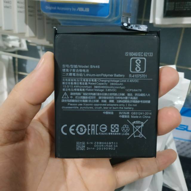 BATRE BATERAI BATTERY XIAOMI REDMI 7 (BN46) ORIGINAL