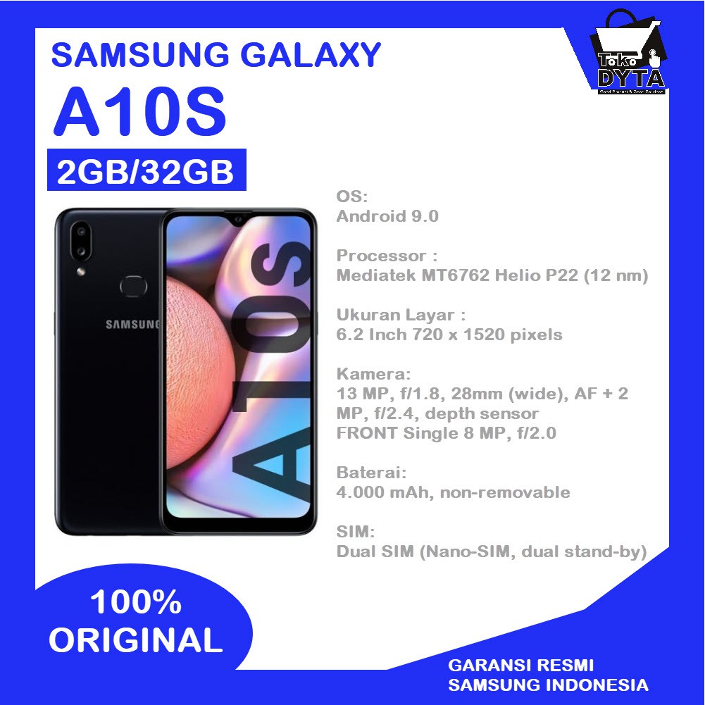 Samsung A10S Handphone Murah Samsung A10s RAM 2GB internal