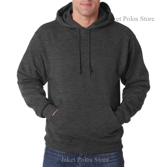 Mentahan Hoodie Polos Abu Abu MOCKUP FRESH