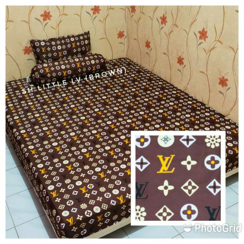 Jual Sprei Lv Coklat Uk120 160 Indonesia|Shopee Indonesia