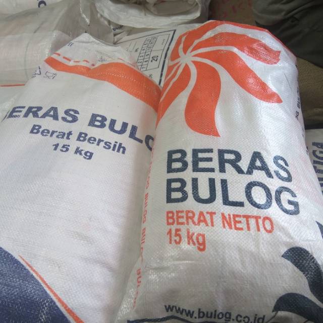 Karung bekas beras bulog 15kg | Shopee Indonesia