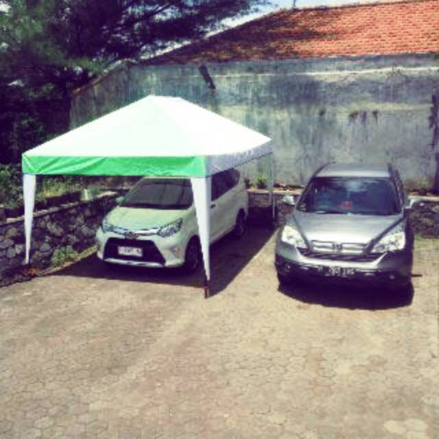 Tenda Cafe Ukuran 3x4 Sistem Bongkar pasang Knock Down (Bukan Lipat) bisa untuk Garasi Carport