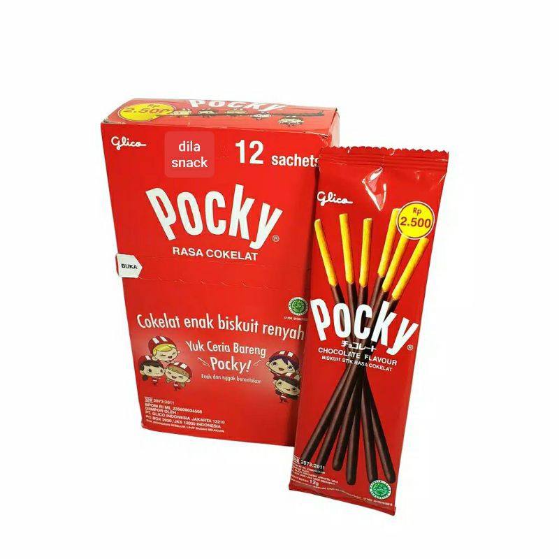 Jual Glico Pocky Kemasan Single Baru 12Gr Termurah Poky Poki | Shopee Indonesia
