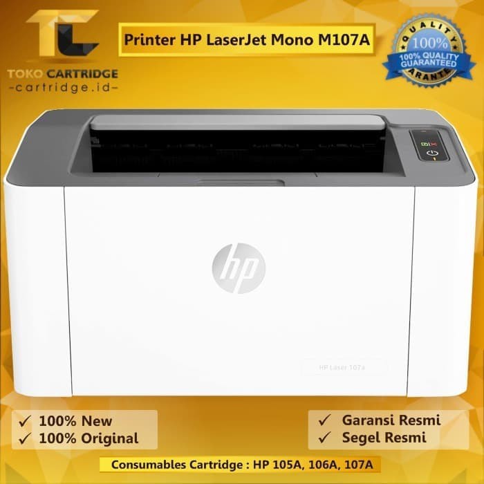 Jual Printer HP Laserjet Pro 107A M107A 4ZB77A Monochrome Laser Jet 107