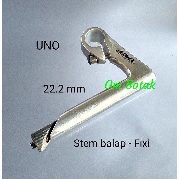 Jual Stem Sepeda Alloy Balap Lurus Uno (Alloy) 22.2 Chrome Fixie | Shopee Indonesia