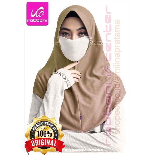 Jual Kerudung Rabbani Innova Warna Mocca [Coklat Muda/Coklat Mentah] | Shopee Indonesia
