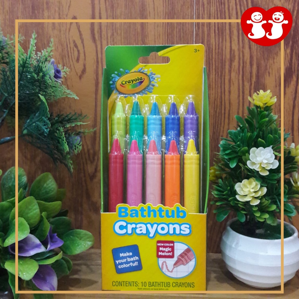 Jual Crayola Bathtub Crayons isi 10 Shopee Indonesia