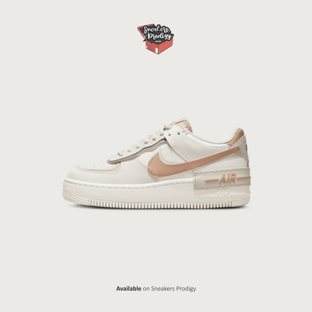 Jual Nike Air Force 1 Shadow Fossil/Light Bone Original Resmi Nike Indonesia | Shopee Indonesia