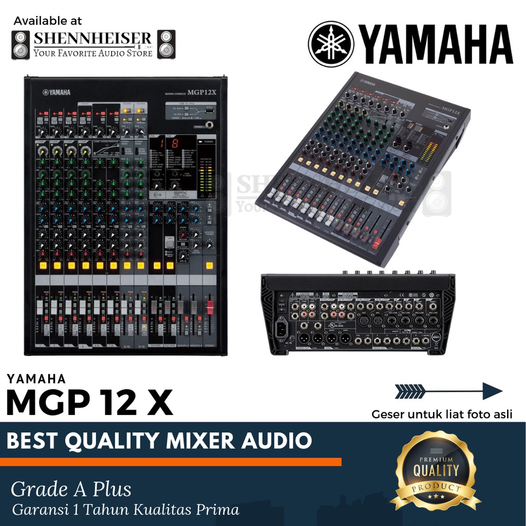 Promo Mixer Audio YAMAHA MGP 12 X / Yamaha MGP 12X Bergaransi | Shopee