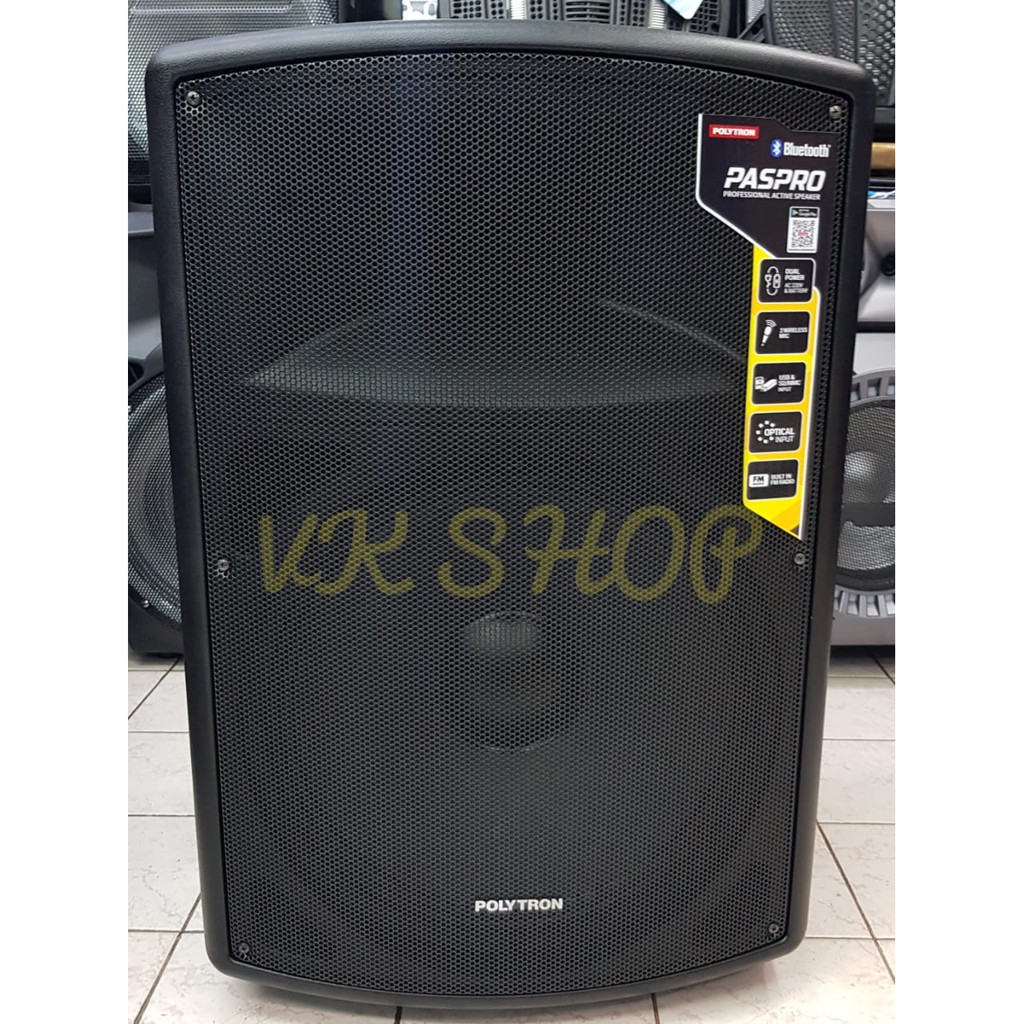 Jual SPEAKER PORTABLE POLYTRON PASPRO 15F2 / PAS PRO 15F2 ORIGINAL 15