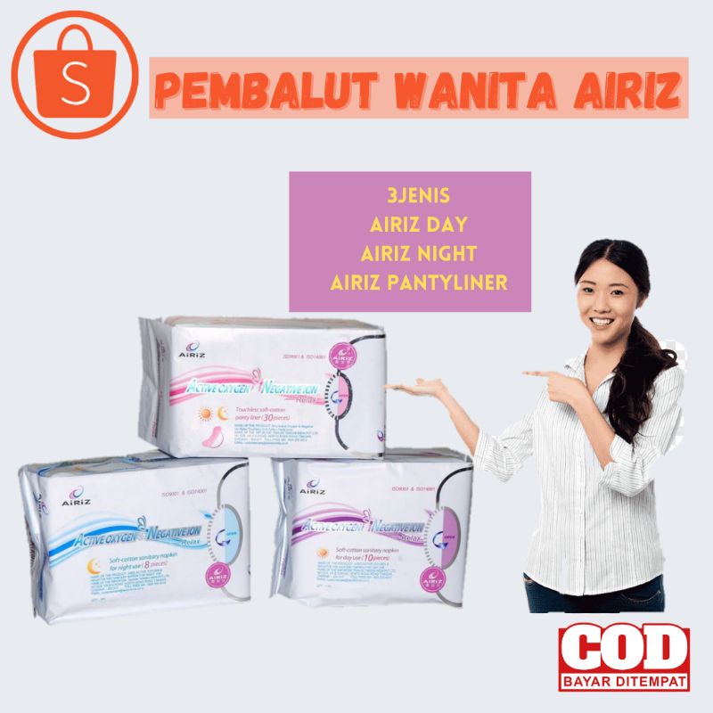 Jual Pembalut Wanita Herbal Airiz Tiens Sanitary Napkin Original Day
