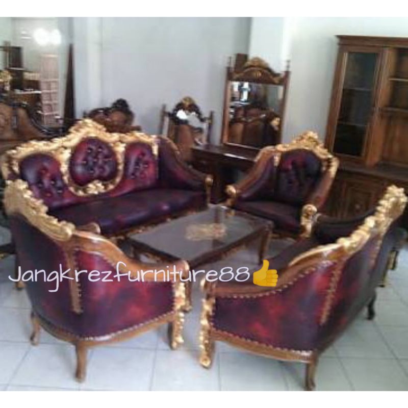 antik soffa Jual Kursi Tamu Soffa Jati Monaco Indonesia|Shopee Indonesia