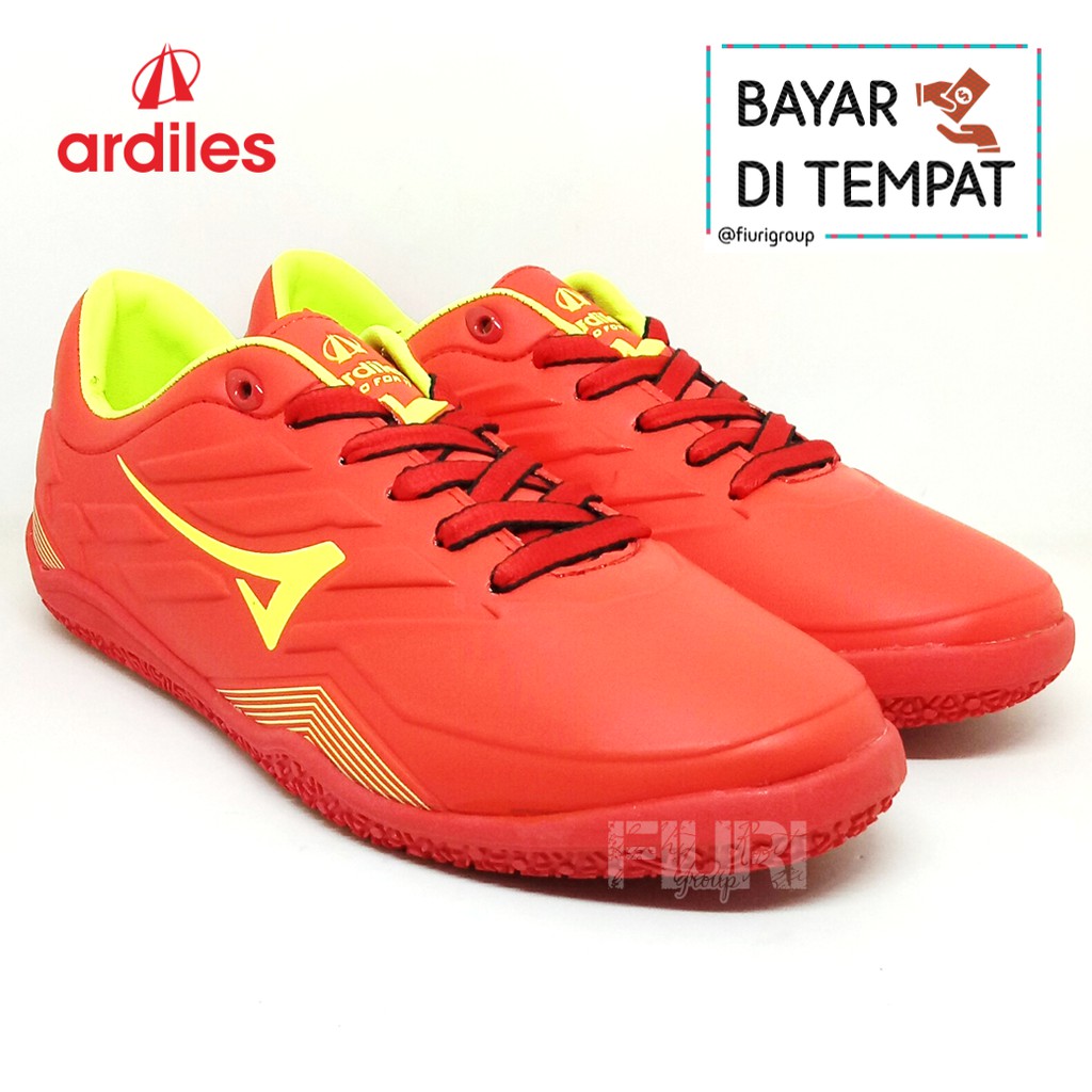 ARDILES Original VIRTUOSO 3843 MERAH LIME Sepatu Futsal Sepak Bola