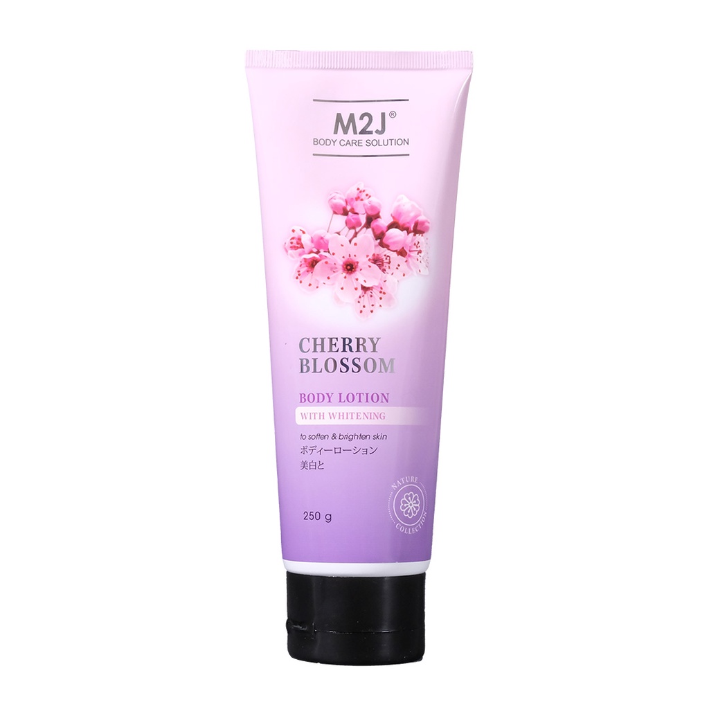 Jual M2J Whitening Body Lotion Japanese Cherry Blossom Shopee Indonesia