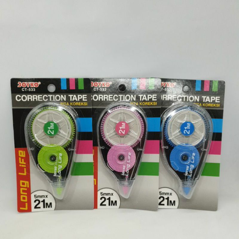 Jual correction tape joyko ct 533 21m Shopee Indonesia