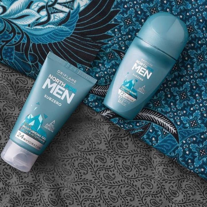Jual TX47 North For Men Subzero Moisturising Gel/ Deodorant Rollon
