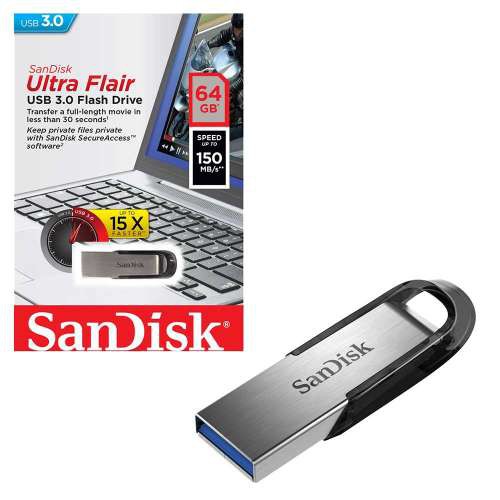 Jual Flashdisk Sandisk Ultra Flair 64Gb Usb 3.0 Garansi Resmi Sandisk Indonesia | Shopee Indonesia