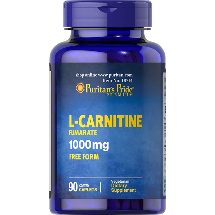 PURITAN LCarnitine 1000mg Pembakar Lemak Pelangsing 90TAB Shopee