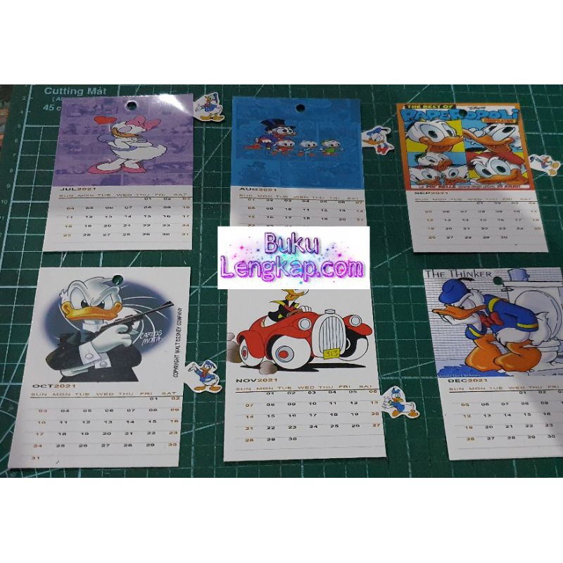 Jual Kalender Meja Donald Duck 01 2021 Indonesia|Shopee Indonesia