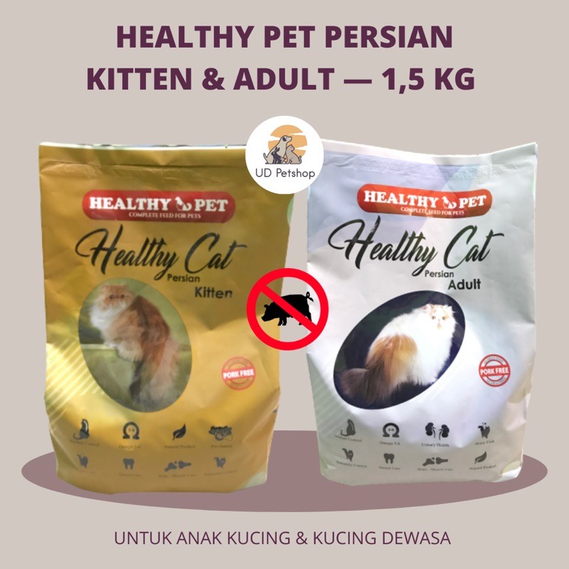 Jual Healthy Pet Persian Kitten 1,5 Kg / Healthy Pet Persian Adult 1,5 Kg – Healthy Cat Persian Indonesia|Shopee Indonesia