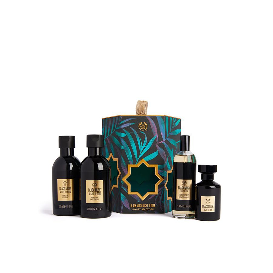 Jual The Body Shop Black Musk Night Bloom Premium Gift Set Shopee