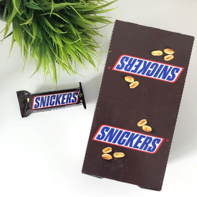 Jual Coklat Snickers (Harga Per Box, 24 Pcs) | Shopee Indonesia