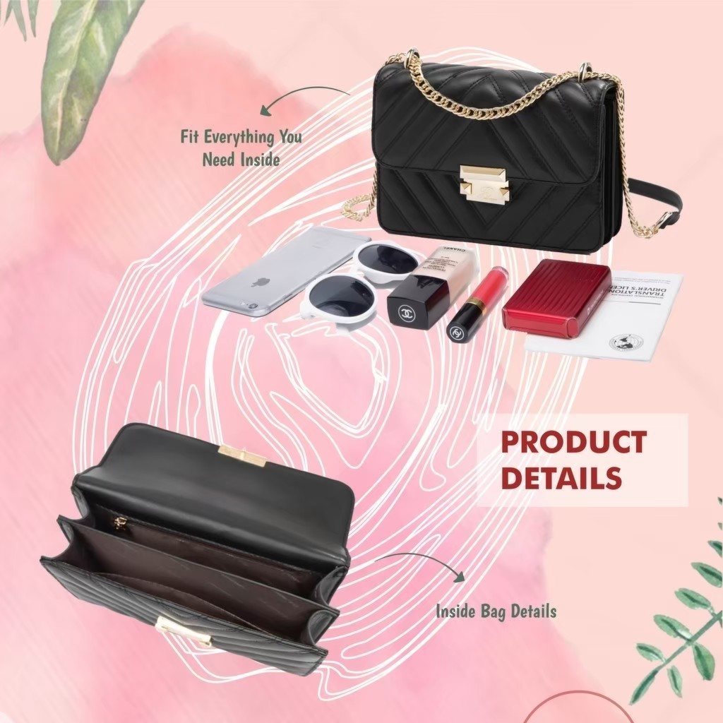 KIMORA BAG JIMS MADU Tas Bahu Acara Luar Ruangan Wanita