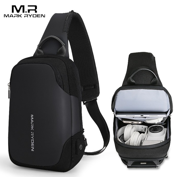 Tas Selempang MARK RYDEN MR7056 Original Sling Bag USB Shopee Indonesia