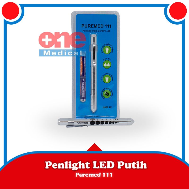 Jual LED Penlight Sinar Putih Puremed Shopee Indonesia