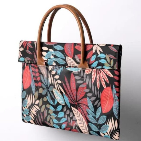 Tas Laptop Wanita jinjing macbook Forest Leaves Printed 11 12 Inch Shopee Indonesia