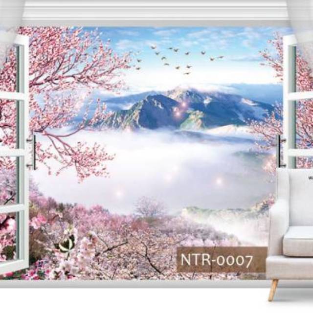 Wow 21+ Wallpaper Dinding 3d Bunga Sakura Joen Wallpaper