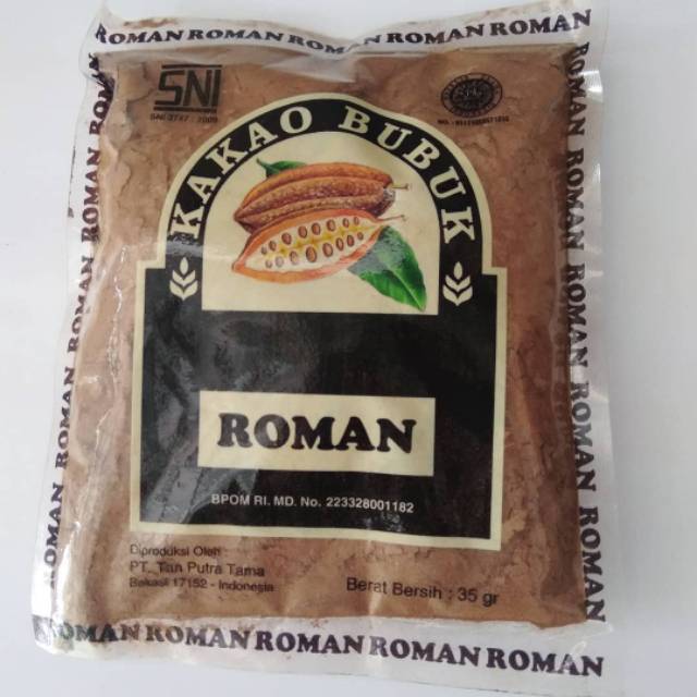 Jual Coklat Bubuk Merk Roman 35G | Shopee Indonesia