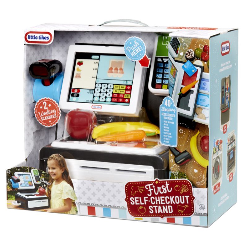 Jual Mainan Anak Original Little Tikes First Self Checkout Stand Cashier Supermarket | Shopee Indonesia