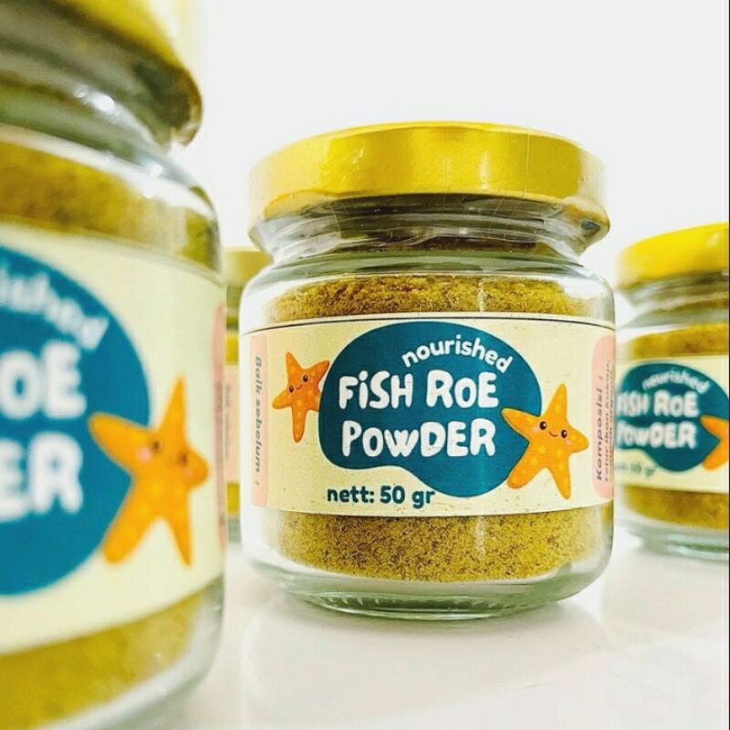 Jual BENOURISH FISH ROE POWDER / BUBUK TELOR IKAN / NUTRIENT DENSE FOOD / MBASI BAYI ORGANIK