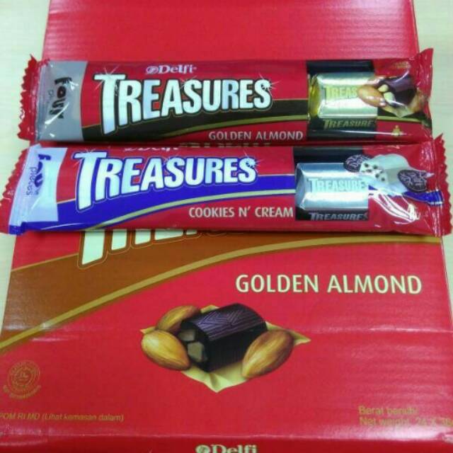 Jual Coklat Delfi Treasure 36gr isi 4pcs Shopee Indonesia