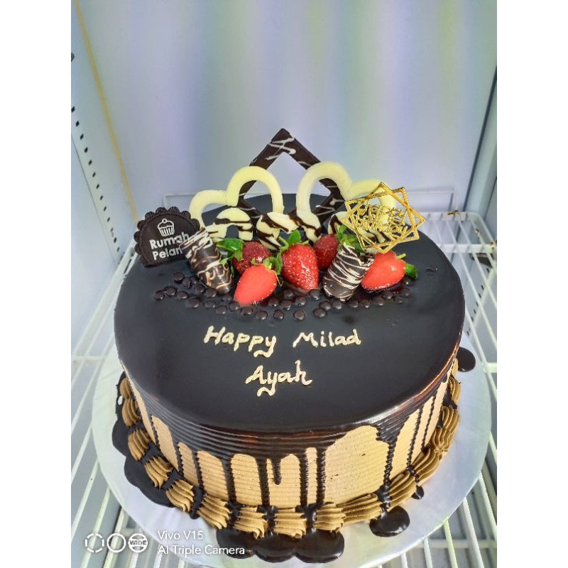 Jual Tart Coklat Siram Diameter 22Cm | Shopee Indonesia
