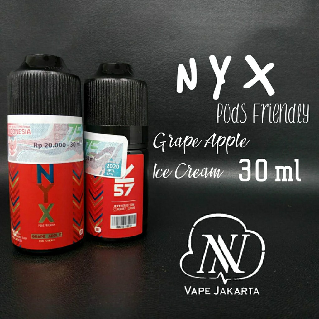 Liquid NYX Grape Apple Salt Nic 30ml 12mg Shopee Indonesia