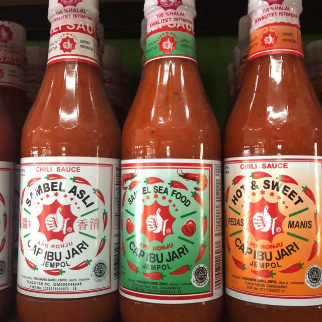Jual Saos Sambal Asli Cap Ibu Jempol (Original) Indonesia