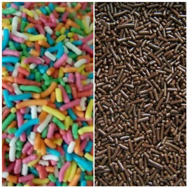 Jual Misis Meses Coklat - Warna Warni Pelangi Rainbow Taburan Topping Roti Donat | Shopee Indonesia
