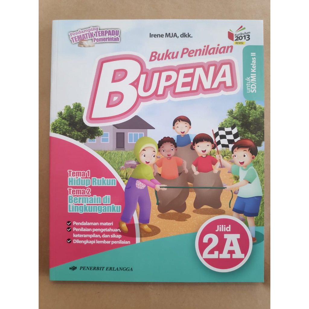 BUPENA 2A 2B 2C 2D BUKU ERLANGGA PENILAIAN KELAS 2 SD/MI K13 REVISI