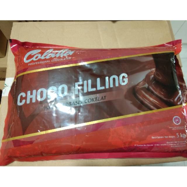 Jual Colatta Chocolate Coklat Filling Isian Roti Bakpao 5 Kg | Shopee Indonesia