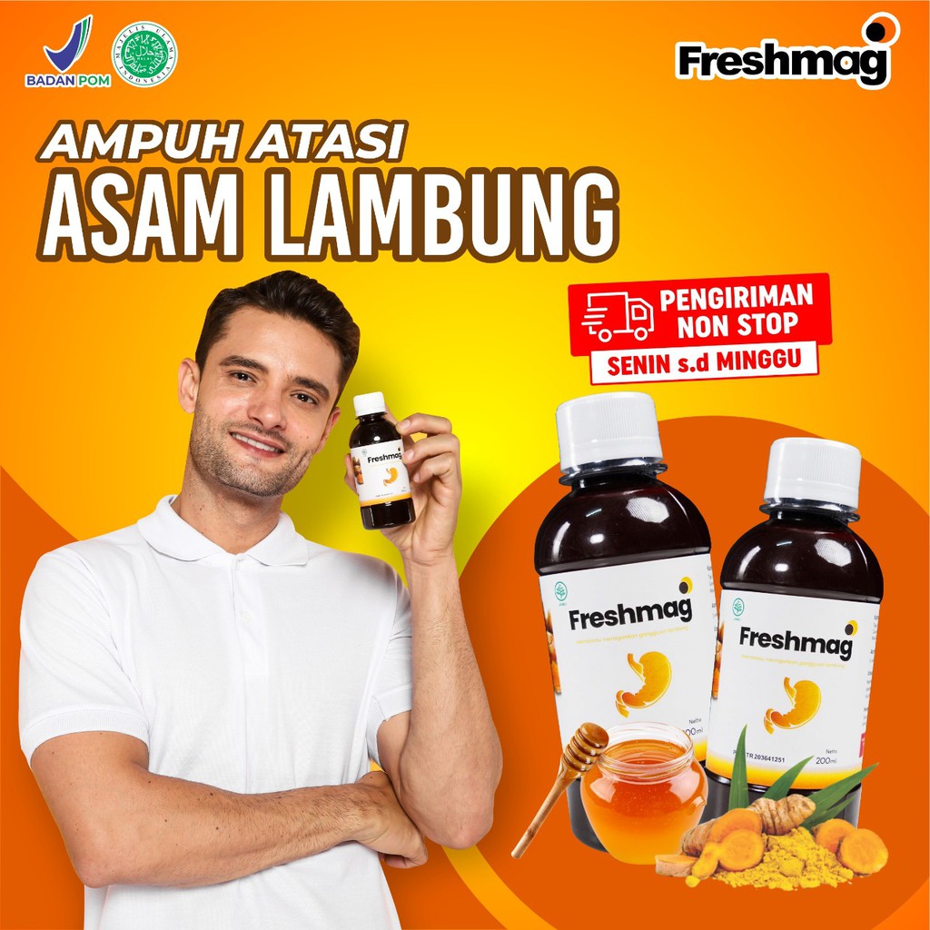 Jual Freshmag - Original Atasi Masalah Lambung &amp; Turunkan Asam Lambung /  Gerd / Infeksi Lambung Produk Herbal Alami Indonesia|Shopee Indonesia
