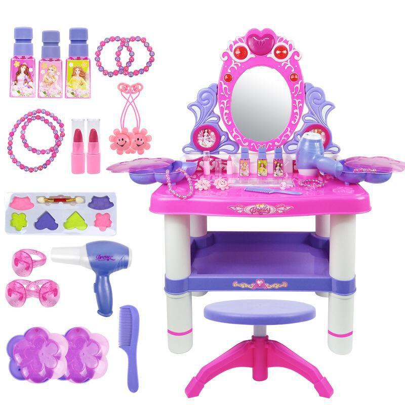 Jual Mainan Meja Rias Anak - Meja Make Up Mainan Anak Perempuan Make Up | Shopee Indonesia