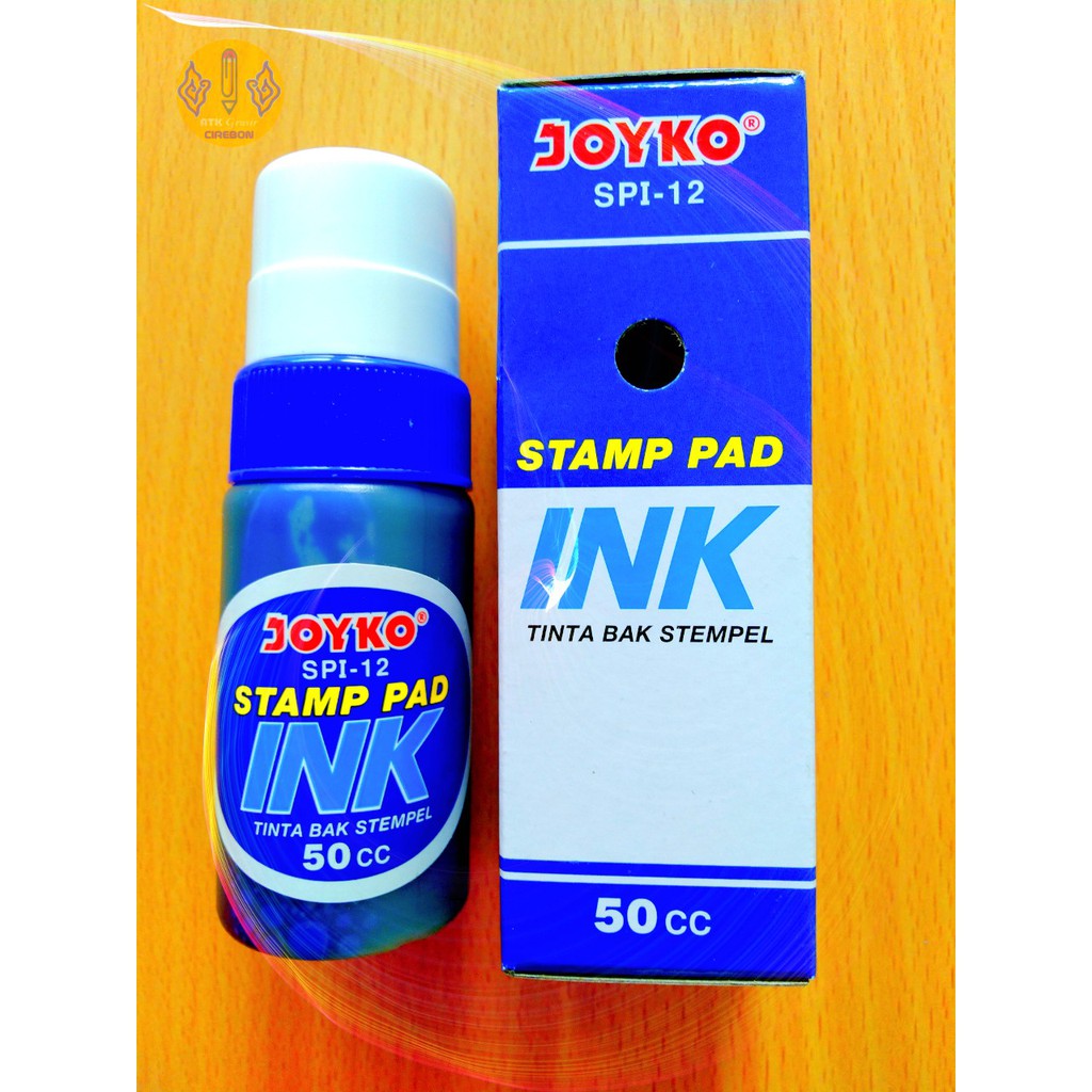 Jual Tinta Refill Bak Stempel Joyko SPI12 Stamp Pad Biru 50 cc