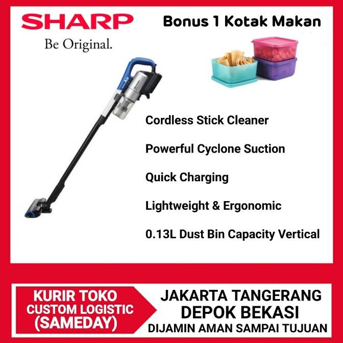 Jual SHARP Cordless Stick Vacuum Cleaner ECA1RAA Shopee Indonesia