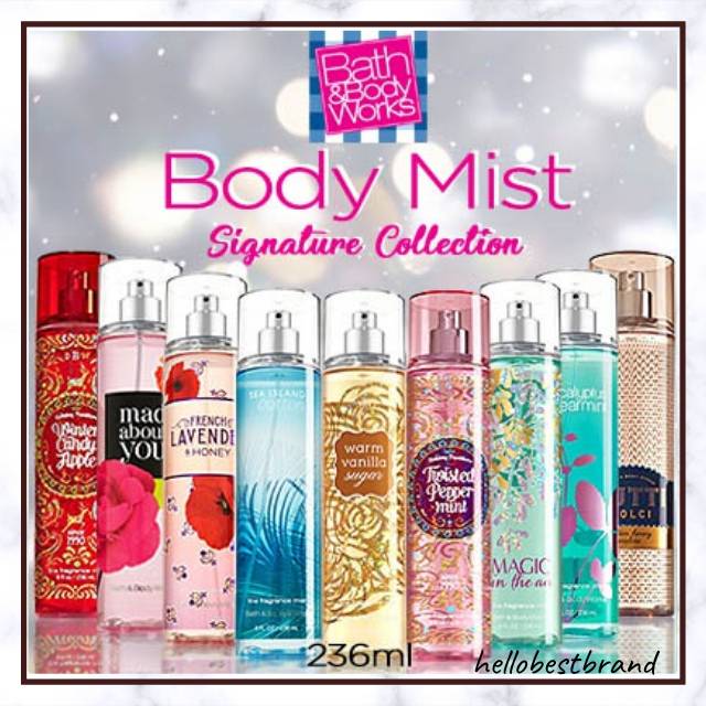 BBW Bath and Body Works Body Mist 236ml Shopee Indonesia