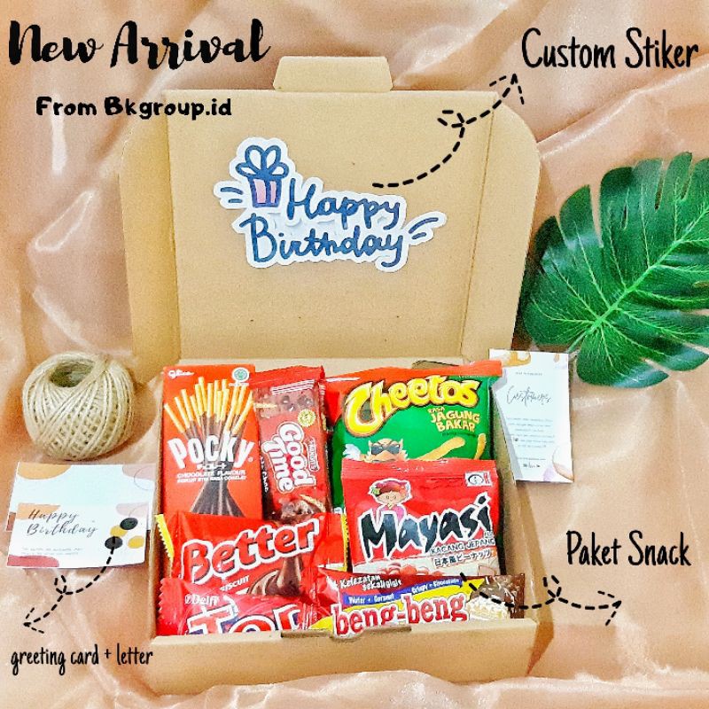 [READY] Snack box/Gift Box/HAMPERS/PAKET RECEH/KADO ULTAH