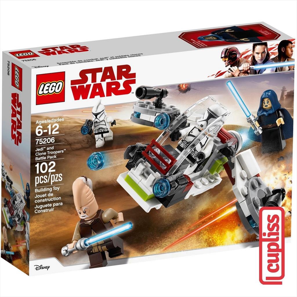 Jual Lego Star Wars 75206 Jedi And Clone Troopers Battle Pack | Shopee Indonesia