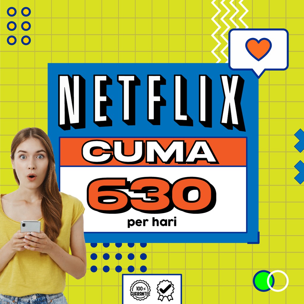 NETFLIX PREMIUM SHARING FULL GARANSI AKUN RESMI BISA